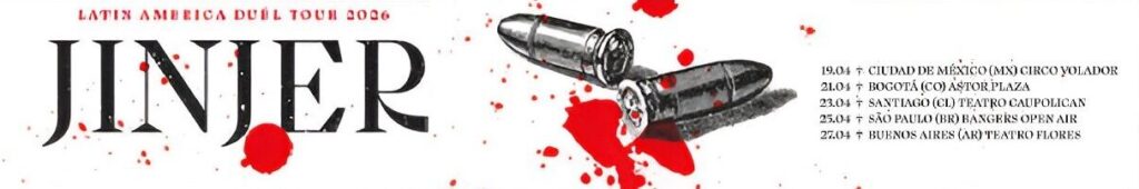 Jinjer El Duelo Tour LATAM