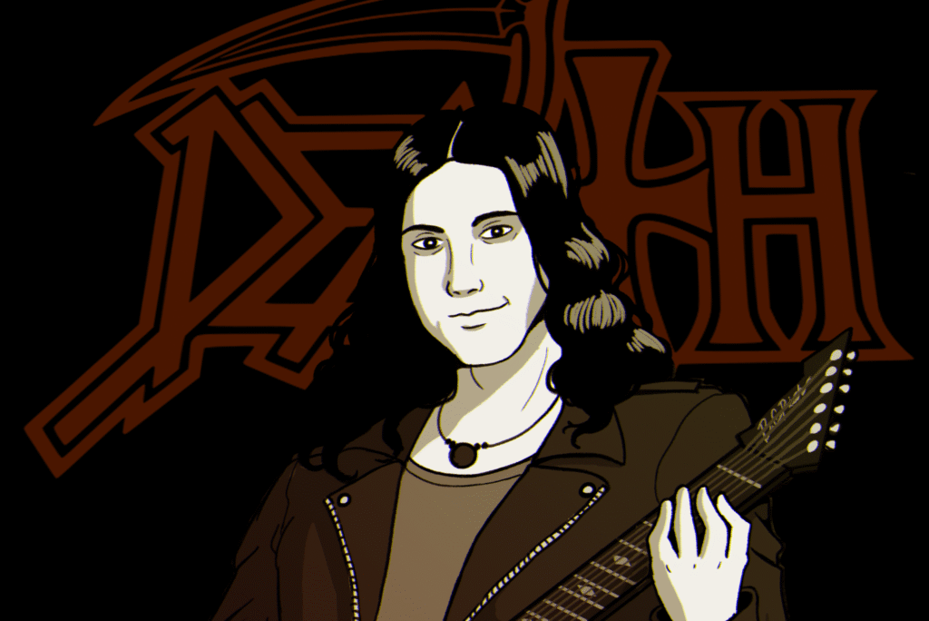 Chuck Schuldiner, by Sugarshoot10