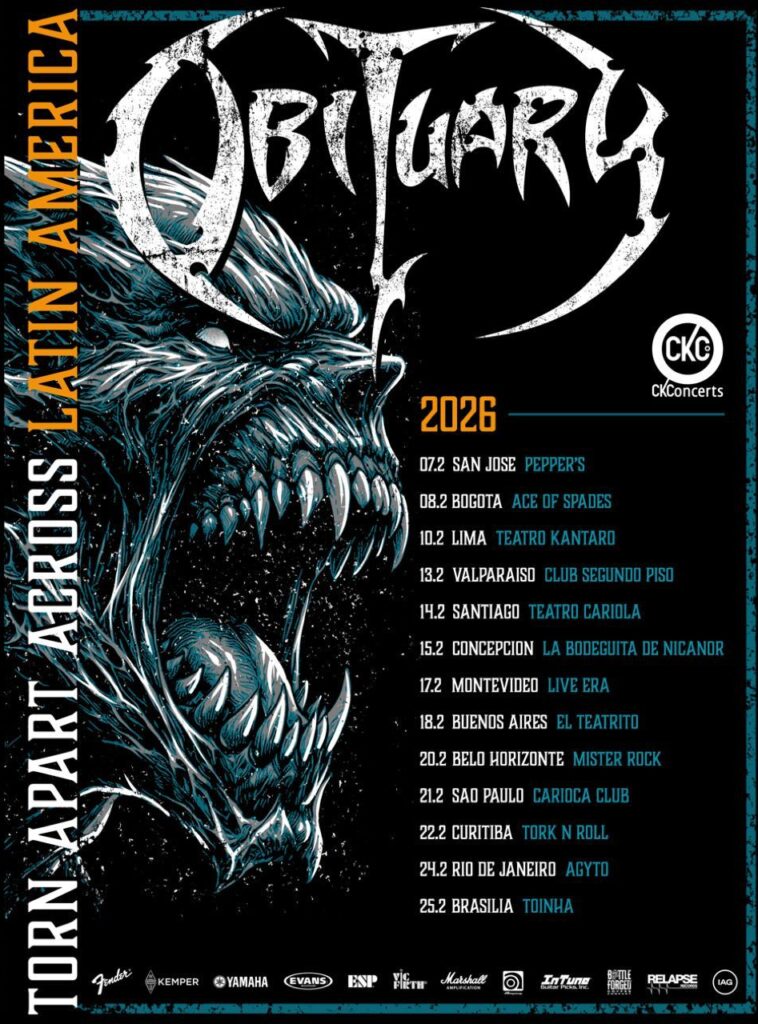 Obituary Tour 2026